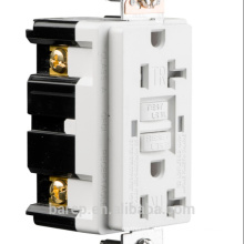 Interruptor de falha de aterramento GFCI com aprovação UL, 20A, 125V AC, 60Hz.YGB-095